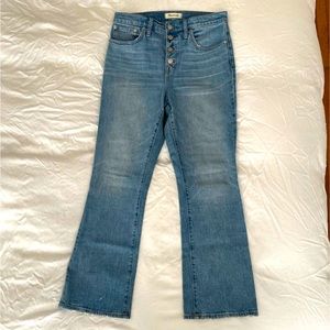 Madewell women’s jeans Cali Demi Boot cut flared size 29